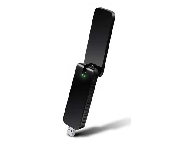 Adaptador Wi-Fi USB TP-Link Archer T4U AC1300, con puerto USB 3.0, doble banda y antena plegable de alta ganancia. Avlis Uruguay