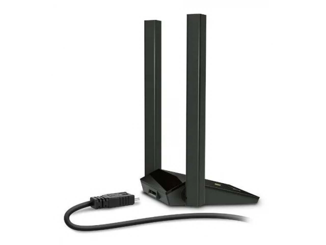 Conexión USB 3.0 del adaptador Wi-Fi TP-Link Archer T4U Plus AC1300 para máxima velocidad, disponible en Avlis.