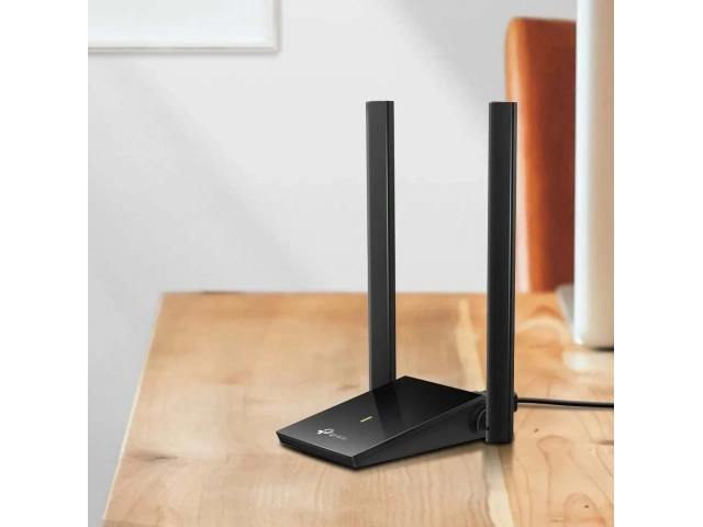 Adaptador Wi-Fi TP-Link Archer T4U Plus AC1300 con cable de extensión USB para ubicación flexible, en Avlis Maldonado.