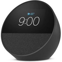 Amazon Echo Spot 2024 Smart Alarm Clock Black