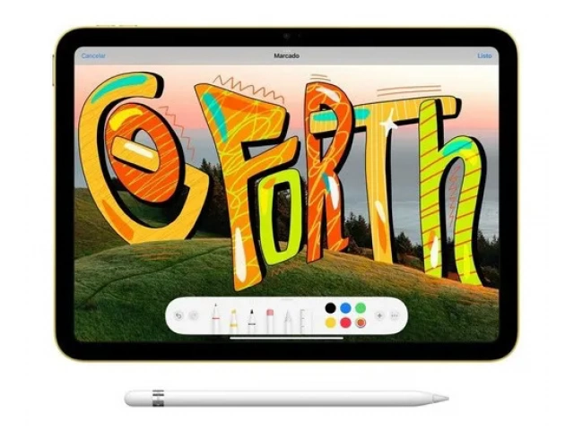 iPad 10.9" (10ª Gen) Azul compatible con Apple Pencil (1ª gen y USB-C), ideal para creatividad, en Avlis Uruguay.