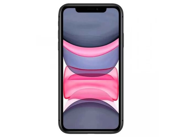 Apple iPhone 11 64GB color Negro, con cámara dual y pantalla Liquid Retina HD, disponible en Avlis Uruguay.