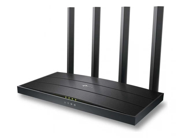 Router TP-Link Archer AX12 demostrando su velocidad Wi-Fi 6 AX1500 de hasta 1.5 Gbps y amplia cobertura para un hogar conectado con múltiples dispositivos. Avlis.