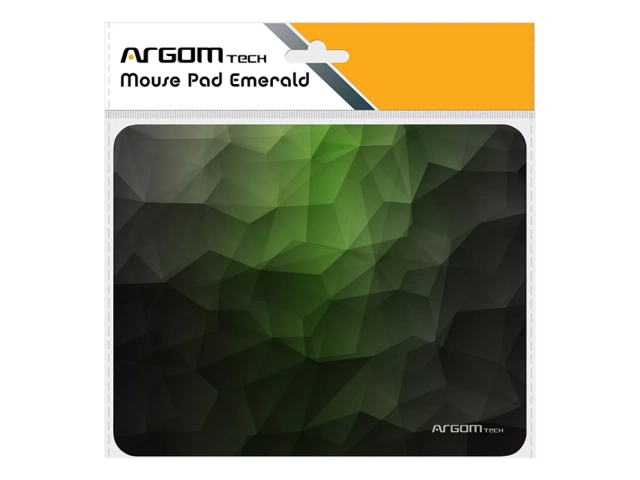 Detalle del apoyo de gel, la superficie de Lycra suave y la base antideslizante del mousepad Argom AC33G verde. Diseño fresco. Avlis