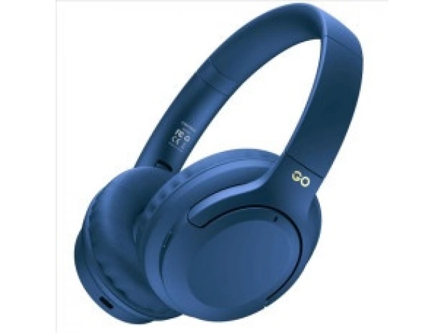 Auricular Fantech Go Vibe WH05 azul vista frontal con diseño moderno y elegante.