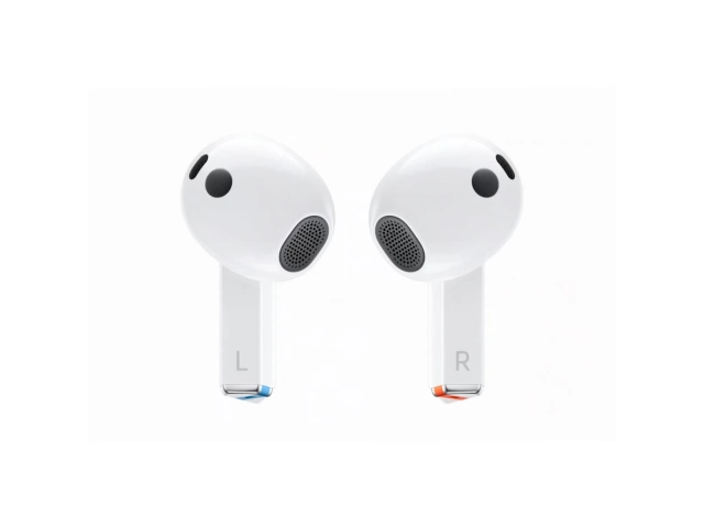 Descubre los Samsung Buds 3 en blanco. Disfruta de audio inmersivo, Cancelaci&oacute;n Activa de Ruido (ANC) y hasta 30 horas de autonom&iacute;a.