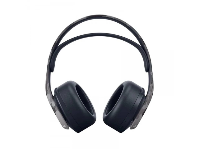 Auriculares Sony PS5 Pulse 3D Camuflados mostrando su diseño frontal y patrón de camuflaje, ideal para gamers de PlayStation 5 en Uruguay.