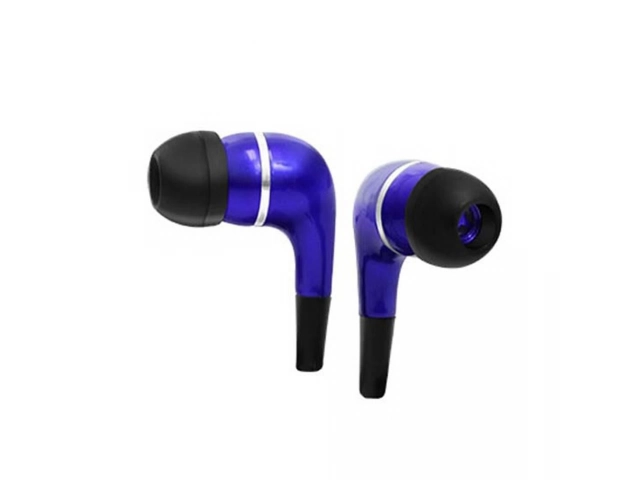 Detalle de los auriculares Argom HS525 en color azul, resaltando la calidad de construcción.