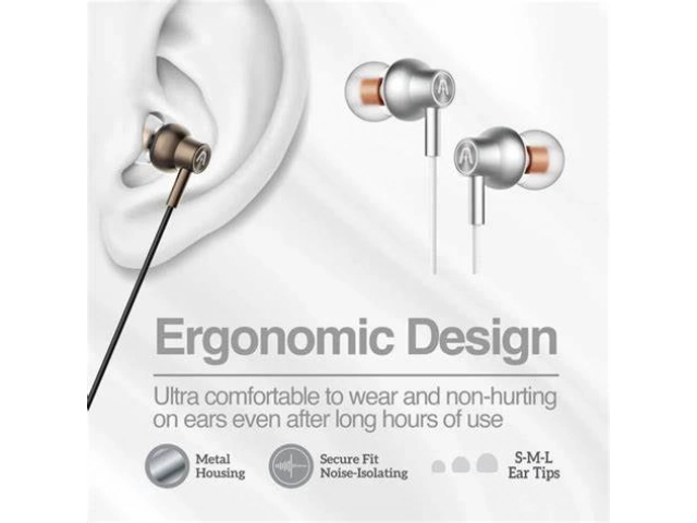 Vista del driver de 10 mm en los auriculares Argom Sound Core Tipo C.