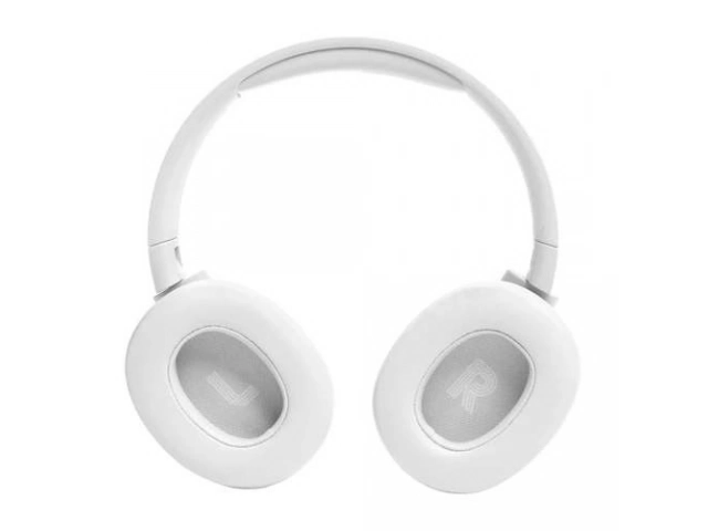 Auriculares over-ear inalámbricos JBL Tune 720BT en color blanco, con Bluetooth 5.3, hasta 76 horas de batería y Sonido JBL Pure Bass. Avlis Uruguay.