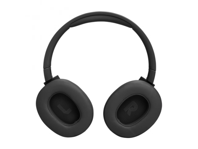 Auriculares inalámbricos circumaurales JBL Tune 770BT en color negro elegante, con cancelación de ruido adaptativa y diseño plegable.