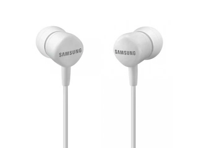 Auriculares Samsung HS1303 blancos compatibles con smartphones Samsung, Xiaomi y otros dispositivos con jack 3.5mm.