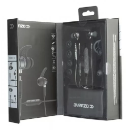 Auricular Avenzo 2 en 1 AV639 Negro