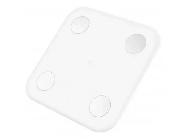 Diseño elegante de la balanza Xiaomi Mi Smart Scale 2, compatible con app Mi Fit/Zepp Life. Avlis Uruguay