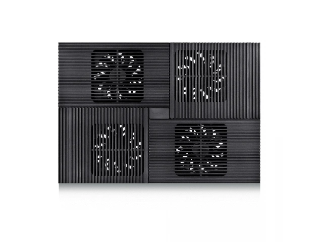 Protege tu laptop del sobrecalentamiento con la Deepcool Multi Core X8. Cuatro ventiladores, control de velocidad, diseño ergonómico y USB passthrough. ¡Mejora el rendimiento y la vida útil de tu equipo! Protege tu laptop del sobrecalentamiento con la Deepcool Multi Core X8. Cuatro ventiladores, control de velocidad, diseño ergonómico y USB passthrough. ¡Mejora el rendimiento y la vida útil de tu equipo!