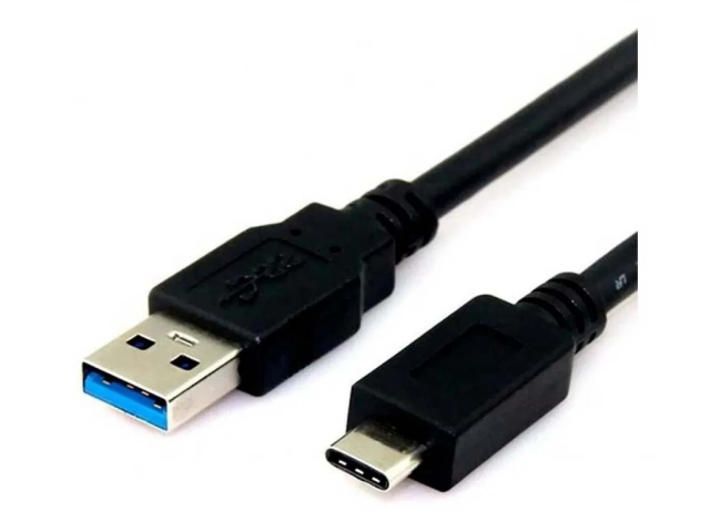 Cable Argom USB 3.0 con conector Tipo C a USB-A, alta velocidad para transferencia de datos y carga eficiente, disponible en Avlis Uruguay