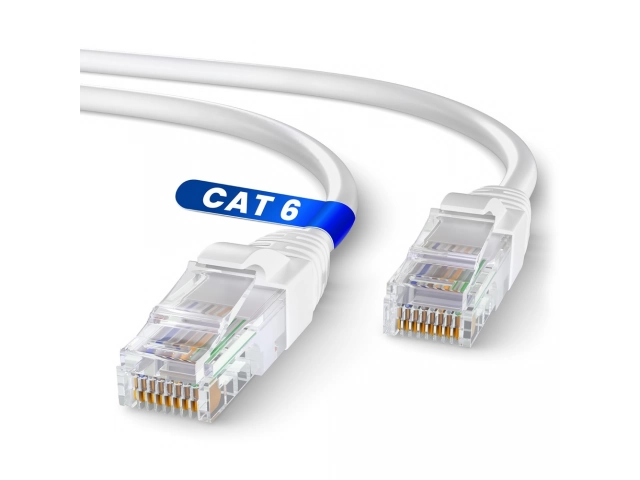 Cable de red Ethernet CAT6 marca Gravity, 3 metros de longitud y 6mm de grosor, color (ej: azul). Ideal para conexiones Gigabit estables. Comprar en Avlis Uruguay. 