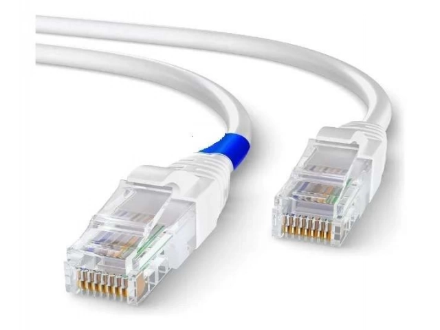 Cable de red Ethernet CAT6 marca Gravity de 5 metros, color azul/gris (o el color que sea), conectores RJ45, para internet gigabit, disponible en Avlis Uruguay.