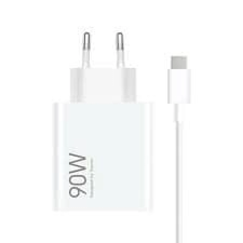 Cargador original Xiaomi de 90W. Carga ultra r&aacute;pida, protecci&oacute;n m&uacute;ltiple y cable USB-C incluido. 