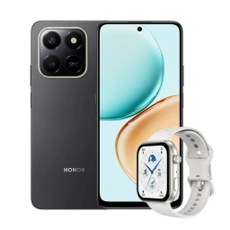 Celular Honor X7d 8256GB Black + Watch 2i White De Regalo