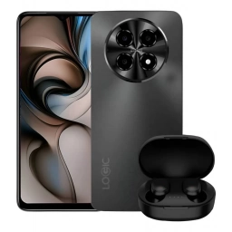 Celular Logic L66F 4/128gb Black + Auriculares de Regalo