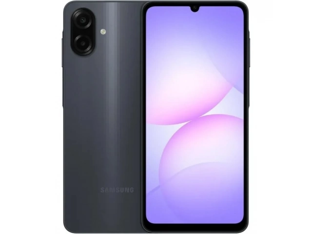 Llev&aacute; todo con vos en el Samsung Galaxy A07 Black. 128GB de memoria, 4GB RAM, bater&iacute;a de 5000mAh y c&aacute;mara de alta resoluci&oacute;n. Calidad Samsung. &iexcl;Compralo ac&aacute;!
