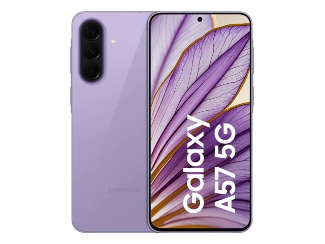 Compr&aacute; el Samsung Galaxy A57 5G Lilac. Pantalla Super AMOLED  120Hz, 256GB de memoria, c&aacute;mara triple de 50MP con OIS y resistencia IP68.
