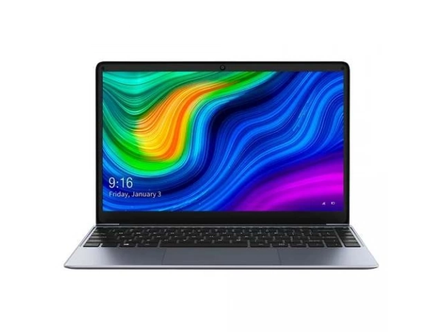 Diseño delgado y puertos de conectividad de la notebook Chuwi Herobook Pro Silver en Uruguay.