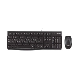 Combo Logitech MK120 Cableado Black