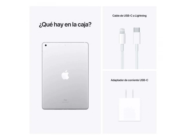 Usuario disfrutando del Apple iPad 9na generación 10.2" 256GB Silver en Montevideo, comprá en Avlis Uruguay.