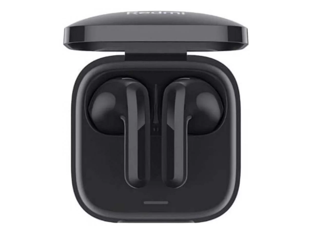 Diseño ergonómico del auricular Xiaomi Redmi Buds 6 Play negro, comodidad y ajuste, en Avlis.