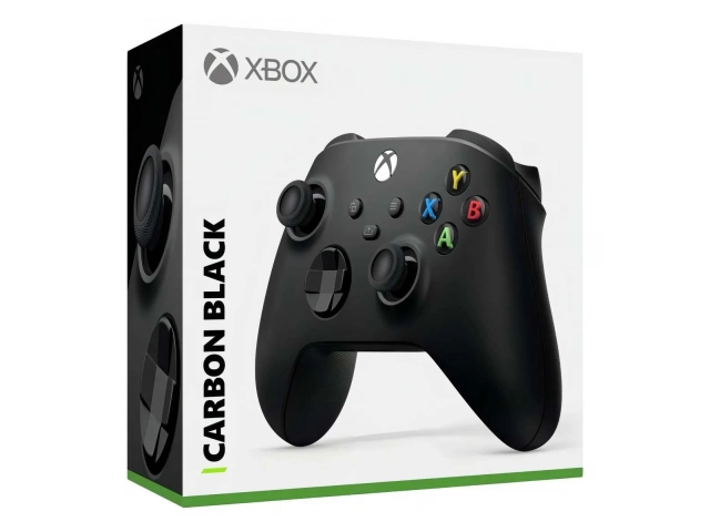 Detalle de los botones y conector de audio 3.5mm del joystick Xbox One S Negro