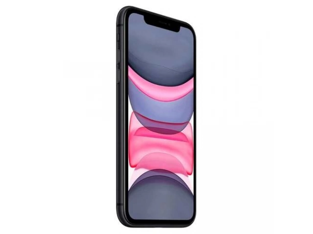 Diseño elegante y resistente del Apple iPhone 11 64GB Negro en mano