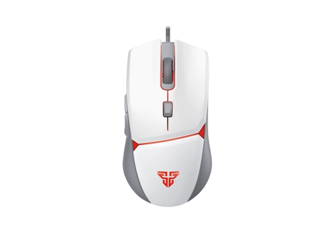 Detalle de los 6 botones programables y el diseño ergonómico del mouse gamer Fantech CRYPTO VX7. Personalización y confort. Avlis.