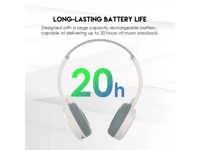 Auriculares Fantech WH02 vistos de frente, diseño moderno y minimalista.  