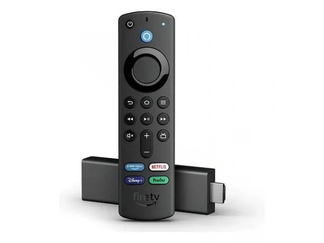 Demostración de cómo se conecta el Fire TV Stick 4K de Amazon al puerto HDMI de un televisor.
