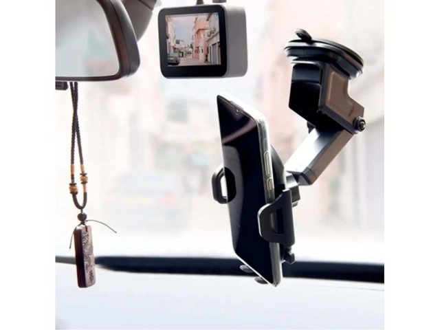 Soporte para auto Foneng CP13 en color [Avlis: Especificar Color], con mecanismo de sujeción [Avlis: "gravity" o "de pinza"], compatible con la mayoría de smartphones, venta en Uruguay por Avlis.