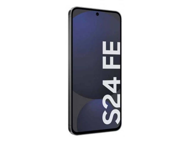 Detalle del sistema de triple cámara profesional del Samsung Galaxy S24 FE color Graphite, disponible en Avlis Uruguay