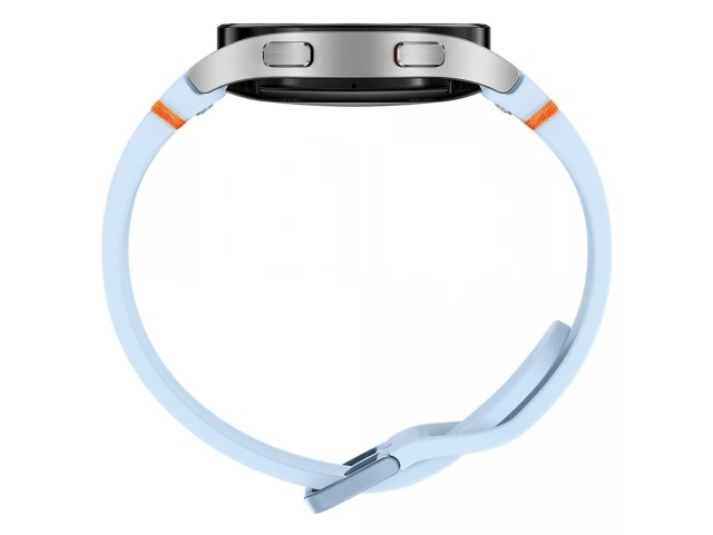 Samsung Galaxy Watch FE Plata mostrando monitoreo de SpO2 y diseño elegante, batería duradera, en venta en Avlis Uruguay.