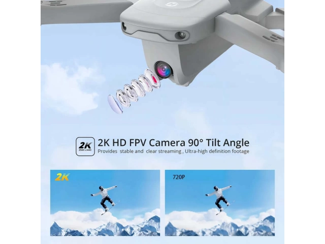 Funciones inteligentes GPS como Sígueme y Waypoints del drone Holystone HS175 a través de su app móvil en Uruguay.
