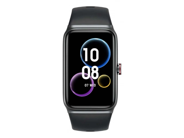 Sincronización de la Honor Choice Band Negra con la aplicación móvil en un smartphone en Uruguay.