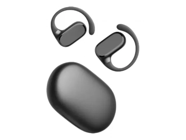 Vista lateral destacando el diseño ergonómico de los auriculares Honor Choice Open-Ear.