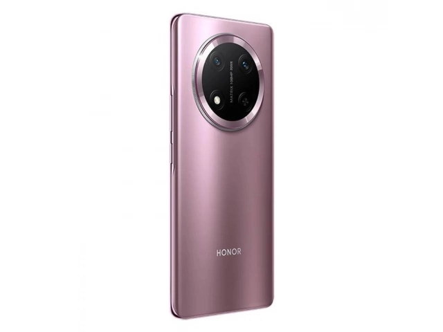 Vista general del Honor Magic 7 Lite 8/512GB en color púrpura, destacando su diseño elegante en un contexto uruguayo.