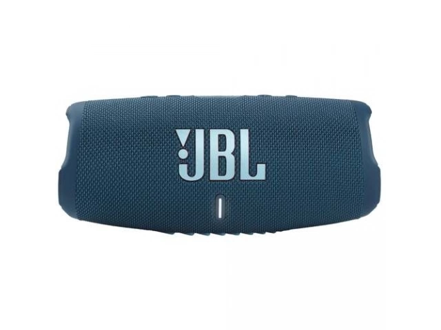 Diseño moderno y portátil del parlante JBL Charge 5 en color azul. La mejor opción de audio en Avlis Uruguay.