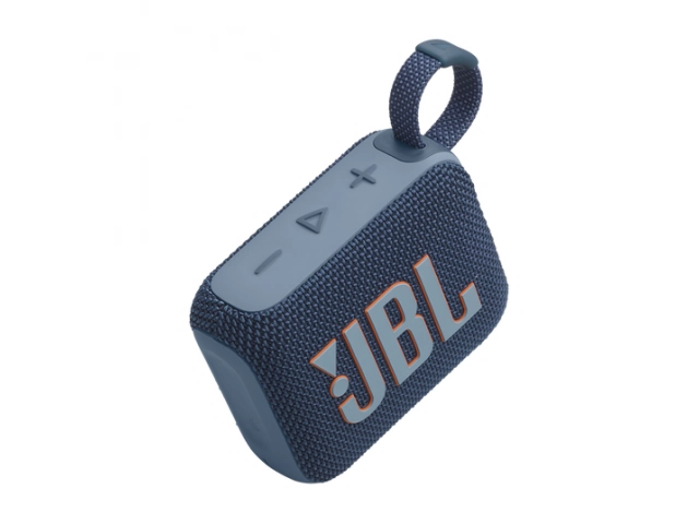 Demostración de la resistencia al agua y polvo del JBL Go 4 Blue con certificación IP67
