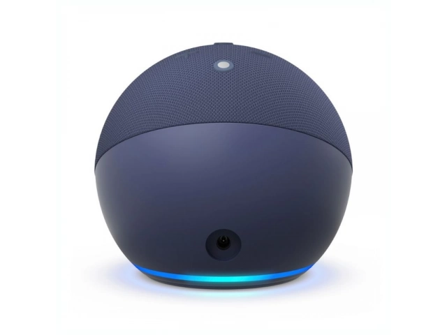 Parte trasera del JBL Go 4 Blue mostrando su puerto de carga y diseño ergonómico.