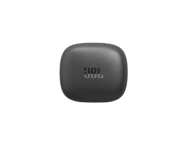 Estuche cerrado de los JBL Live PRO 2 Black, compacto y elegante