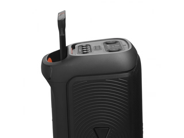 El JBL PartyBox Stage 320 ofrece sonido JBL Pro Sound de 240W, AI Sound Boost y un show de luces espectacular. Portátil con ruedas y batería intercambiable (18hs). Ideal para fiestas en Uruguay. Disponible en Avlis.