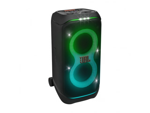 Parlante de fiesta JBL PartyBox Stage 320 con 240W RMS y luces dinámicas