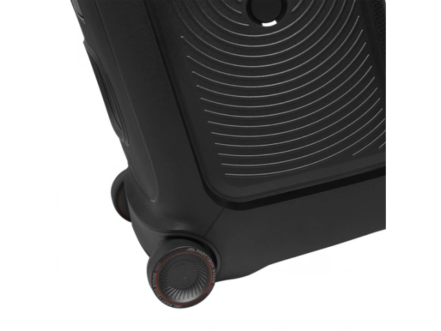 El JBL PartyBox Stage 320 ofrece sonido JBL Pro Sound de 240W, AI Sound Boost y un show de luces espectacular. Portátil con ruedas y batería intercambiable (18hs). Ideal para fiestas en Uruguay. Disponible en Avlis.